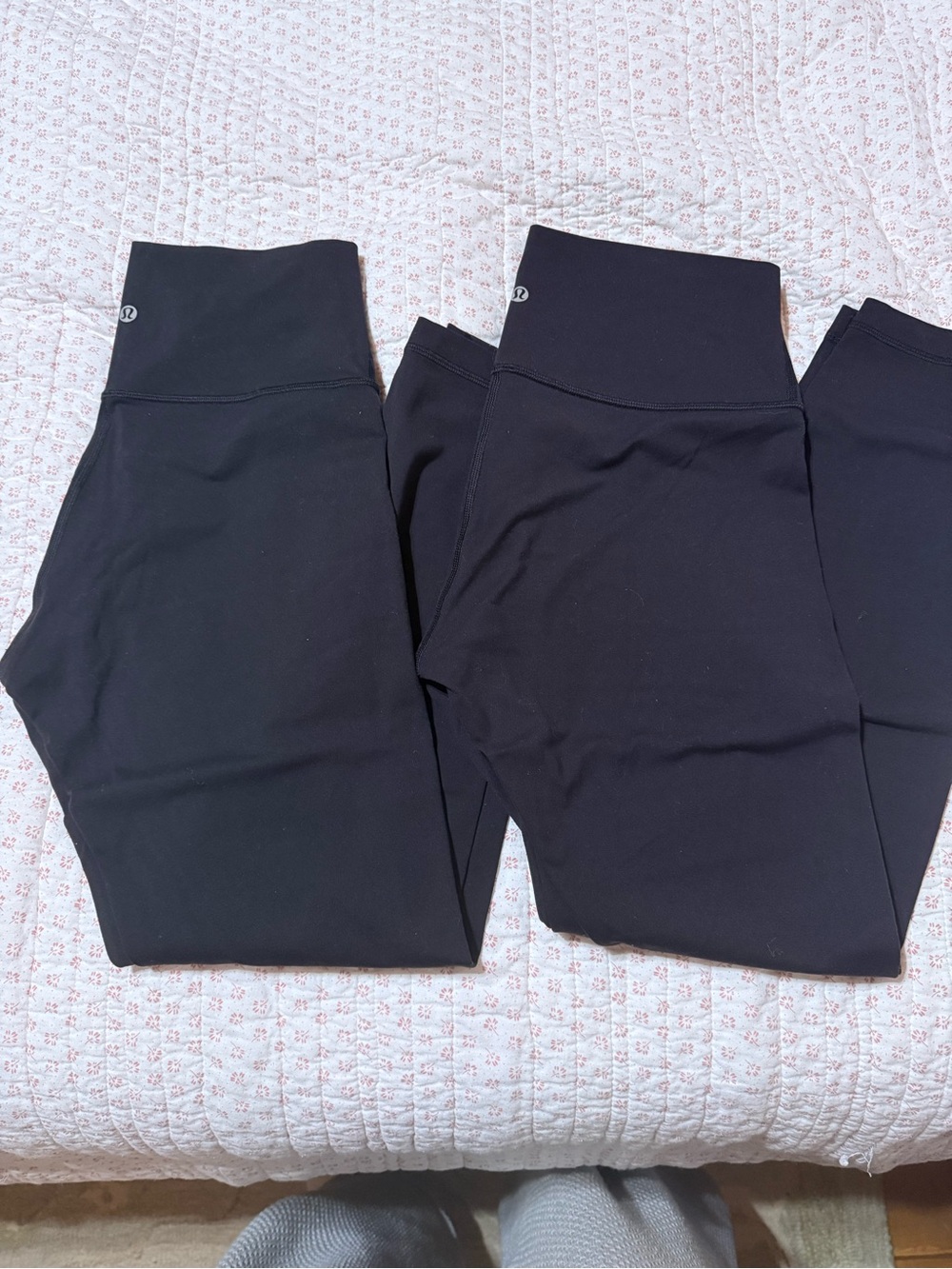 lululemon athletica Black High-Waist Wunder Under Leggings Size 8 BUNDLE of 2